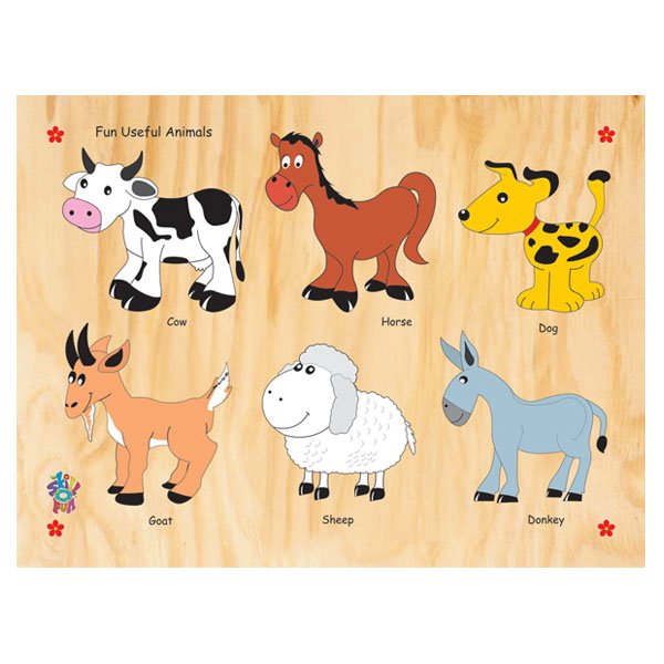 Skillofun Fun ID Useful Animals Raised, 8907030001521