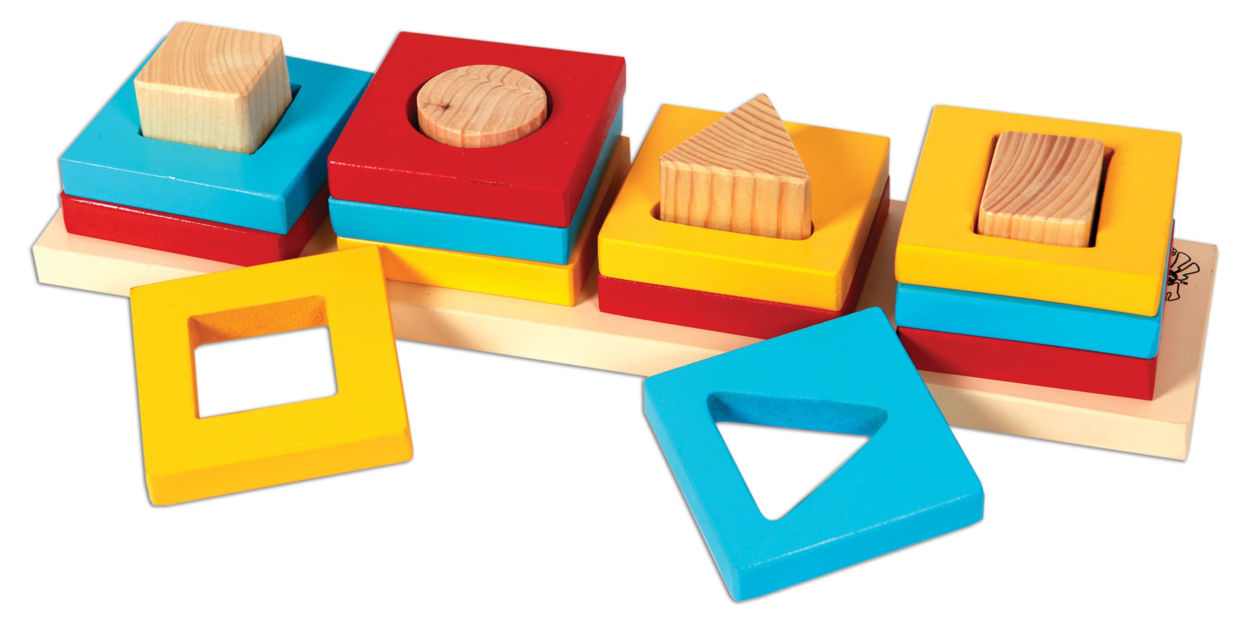 Skillofun Geo Cavity Shape Sorter Puzzle Board, 8907030000883