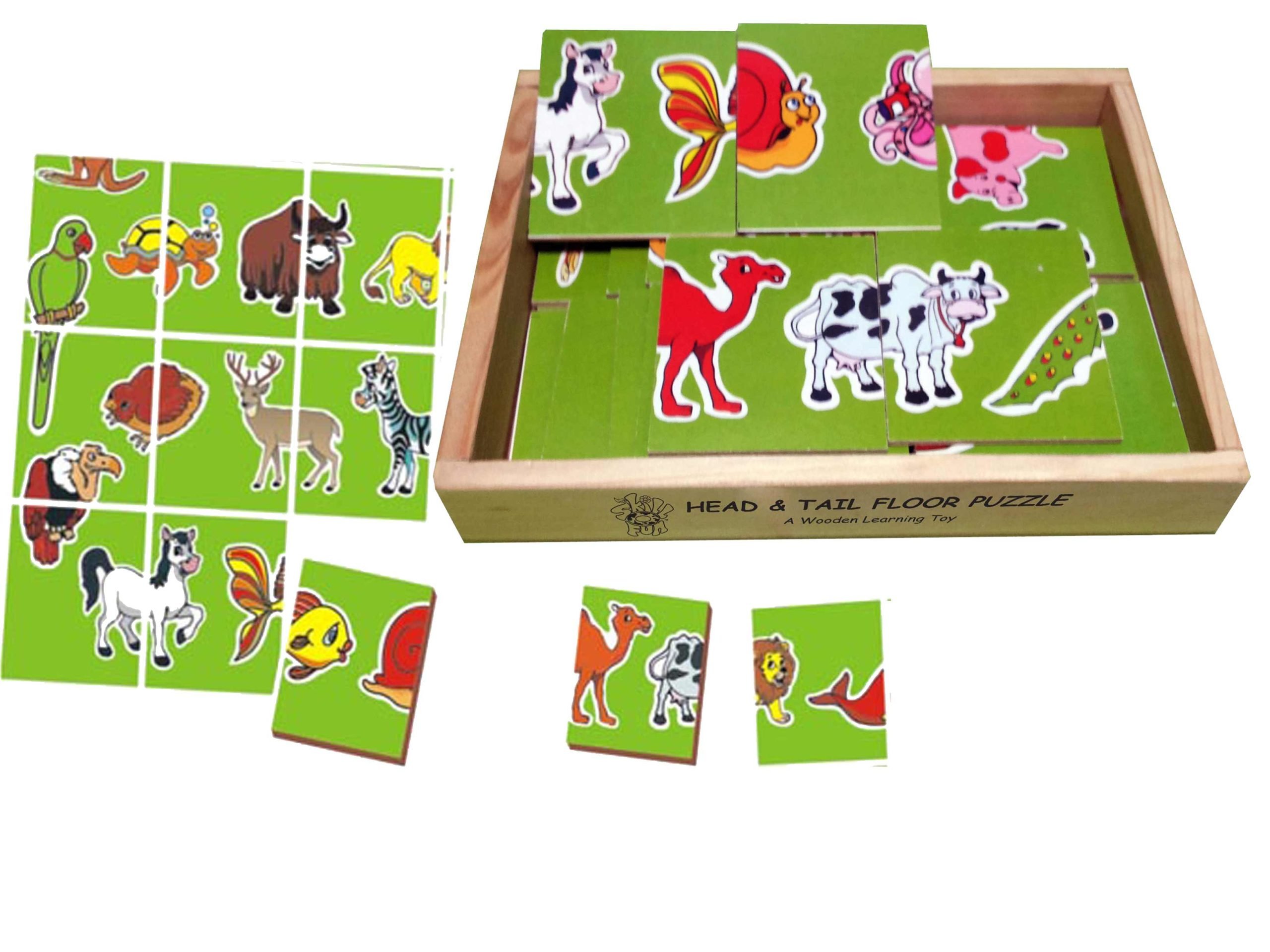 Skillofun Head & Tail Floor Puzzle, 8907030002771