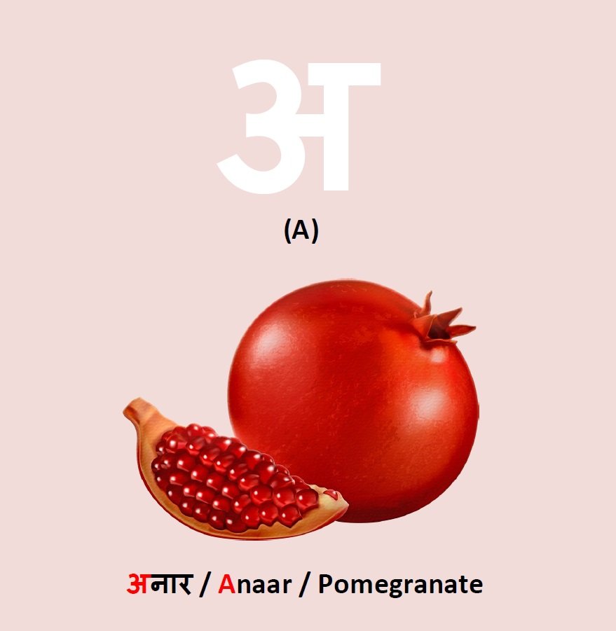 Hindi Alphabet Book: My First Hindi Alphabet Picture Book - Image 3