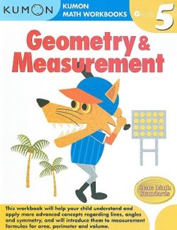 Kumon Geometry & Measurement Workbook, Grade 5