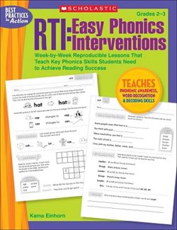 Scholastic RTI: Easy Phonics Interventions, Grades 2-3