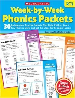 Scholastic Week-By-Week Phonics Packets, Grades K-3