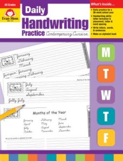 Evan Moor Handwriting Practice Workbook