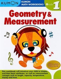 Kumon Geometry & Measurement Workbook, Grade 1