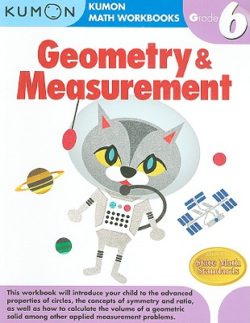 Kumon Geometry & Measurement Workbook, Grade 6