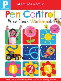 Scholastic Wipe Clean Workbooks: Pen Control for Early Learners