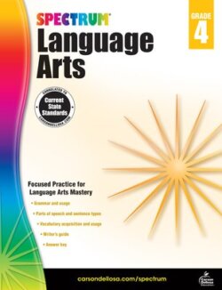 Spectrum Language Arts Workbook, Grade 4