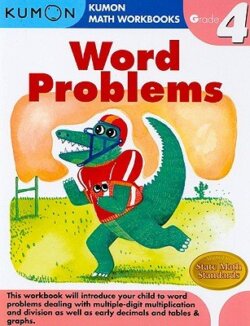 Kumon Word Problems Workbook, Grade 4
