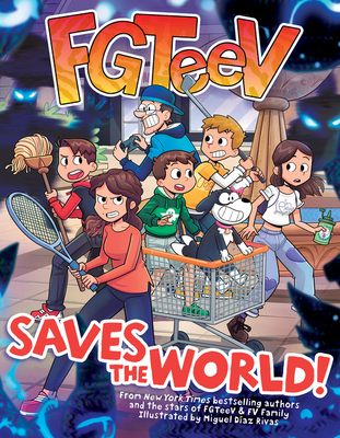 Harperalley Fgteev Saves the World! Paperback Book by Fgteev, 9780063042629